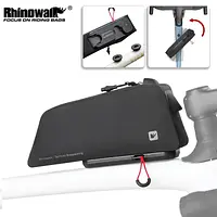Rhinowalk Bicycle Top Tube Bag Quick-Release Waterproof Cycling Frame Storage Luggage Phone Bag Bike Accessories For Gravel Mtb