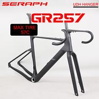 TanTan 2026 Carbon Gravel Disc Bike Frame GR257 Max Tire 700X57C UDH hanger Available Size 48/51/54/56/58/61cm