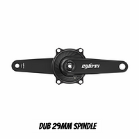 CYBREI Carbon Crankset | 29mm Spindle, Power Meter Spider