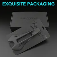 ULLICYC Carbon Fiber Road Cycling Saddle Ultralight 242*122mm Full Carbon Double-Track Hollow Breathable Bike Saddle