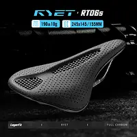 RYET 3D Printed Bike Saddle 145MM/155mm 7*9 Carbon mtb Bicycle Seating Cushion Triathlon Road MTB Mountain Gravel Cycling Parts