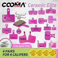 Ceramic Bicycle Brake Pads for SRAM Avid Shimano Magura Hayes Formula Hope MTB Road Bike, 4 Pairs, Elite - AliExpress 18