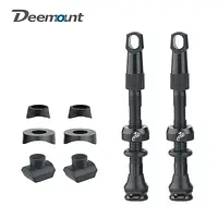 Bicycle Tubeless Tire Valve Carbon Rim Presta Valves 40 50 65 80mm F/V Detachable Brass Core W/Cap For MTB Bike Air Valve