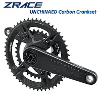 ZRACE UNCHAINED Crankset Carbon Fiber Lightweight Modular Structure Suitable for ROAD Gravel