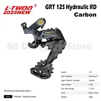 LTWOO Hydraulic 12s GRT 1X12 Speed Gravel Bike GRT Carbon Fibre Rear Derailleur GRT 1x12S, GRT 12S Alloy Rear Derailleur