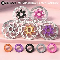 RIRO Center Lock Disc Brake Rotor 140mm/160mm Ventilated Heat Dissipation  Quiet Lightweight CNC Molding for E-Bike / Road / MTB