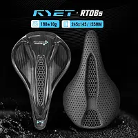 RYET Carbon 3D Printed Saddle 145/155MM 190g 7*9 Bike Seating For Men Women Triathlon Road MTB Mountain Gravel Cycling Parts