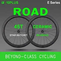 Ceramic Bearing 45T Star Ratchet 10PLUS Carbon Wheels E Series Disc Brake 700c Pillar 1423 Lightweight Road Racing Wheelset