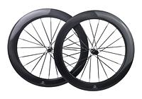 Carbon Speed T800 carbon 700C 65mm depth 26mm internal wide road/gravel bike wheelsets with 506 20/20H straight through version hubs carbon 
