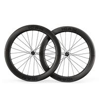 ICAN Carbon Disc Wheels AERO 63 II for Disc Road Bike and Cyclocross Bike