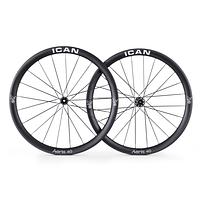 ICAN Aeris 40 Carbon Spoke Disc Wheels 23mm Internal Width