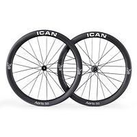 ICAN Aeris 50 Carbon Spoke Disc Wheels 23mm Internal Width