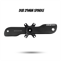 OVERFAST Aero Crankset | 29mm Spindle, Alloy or Carbon Spider