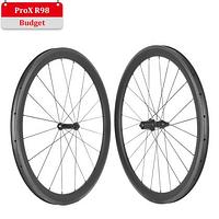ProX Cheap Road Bike Wheels R98 Rim Brake Carbon Wheelset