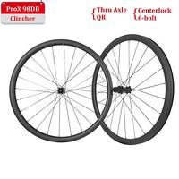 ProX Affordable Carbon Wheelset 98DB Road Disc Brake Carbon Wheels