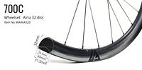 Airia 32 Disc Carbon Road Wheelset - Light Bicycle