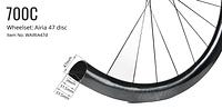 Airia 47 Disc Carbon Road Wheelset - Light Bicycle