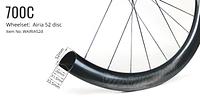 Airia 52 Disc Carbon Road Wheelset - Light Bicycle