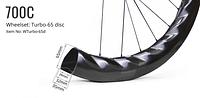 Turbo 65 Disc Carbon CX/Gravel Wheelset - Light Bicycle