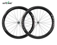 UPVINE® Light Carbon Road Bike Wheelset | Disc, Titanium Nipples