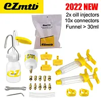 Ezmtb Bicycle Hydraulic Disc Brake Oil Bleed Kit Tools For ,SRAM, SHIMANO,MAGURA,Avid,Series MTB Road Bike Brake Repair Tool