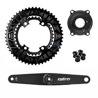 CYBREI Carbon Crankset - Aluminium Chainring w/ Xcadey Powermeter Spider