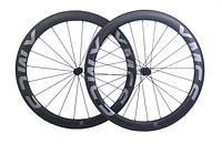 XMCS 21.4mm IW 28mm EW 50mm depth rim brake T1100 carbon 700C high TG rim brake wheelsets build with steel spokes