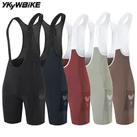YKYW 2025 Men Summer Cycling Bib Shorts With 2 Pockts Pro Team Bicycle Bibs Short Pants Road Bike Shorts 7 Hours Pading 5 Color