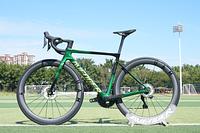 New Painting-Ice Crack Green Carbon Road bike frame Avenger Shuttle