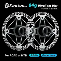 UltraLight 140 160 mm Heat Dissipation Mountain Bicycle Brake Disc Cooler Cooling Floating Rotor 6 Bolt Middle Lock Disc