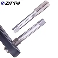 ZTTO 9/16 Zoll Fahrradkurbelgewinde-Gewindeschneidgerät Universal-Pedalgewindewerkzeug Kurbelgarnitur Gewindeschneidgerät Stahlschärpen 9/16 Gewindebohrer - AliExpress 18