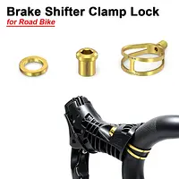 Titanium Shifter Clamp Lock Ring Mount Sleeve for Road Bike Brake Lever UT/DA
