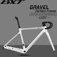BXT Scheibenbremse Carbon Gravel Fahrradrahmen 700C/27,5er Max. Verwendung 47C/2,1 Reifen Carbon Gravel Fahrradrahmen Steckachse Carbon MTB Rahmen - AliExpress 18