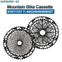 Sunshine 9/10/11/12S 11T-40/42/44/45/46/48/50/52T Hohl Ultraleichte Mountainbike Kassette fÃ¼r M4100/5100/6100 HG MTB Schwungrad - AliExpress 18