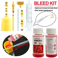 60～120ML Bicycle Brake Oil Bleed Kit Tools For SHIMANO,TEKTRO,Avid,Series MTB Road Bike Brake Repair Tool