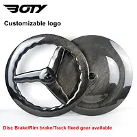 700C Carbonfaser-Laufradsatz: Vorderrad mit Wellenprofil 70-75, Dreispeichen-Hinterrad für Scheibenbremsen/Felgenbremsen/Fixie TT Fahrradlaufrad - AliExpress 18