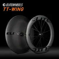 ELITEWHEELS 700C Carbon Scheibenrad TT-Wing 82mm