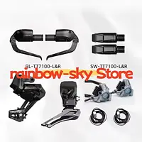 WHEELTOP EDS TT7710 Aero TT, Carbon-Design, kabellose elektronische hydraulische Scheibenbremsen-Gruppengarnitur - AliExpress 18