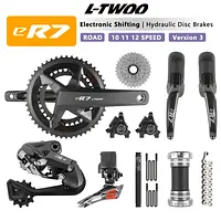 LTWOO ER7 2026 V3 Wireless Electronic Hydraulic Disc Brake Road Full Groupset 2x10 2x11 2x12 Speed APP Programmable