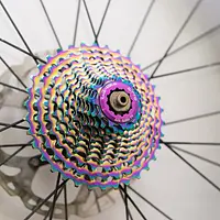 Ultraleichte Rennrad 12-Gang SLR2 Kassette 11-32/34T Buntes Fahrrad Schwungrad Gravel Bike Freilauf Regenbogen Kassette Kettenrad - AliExpress 18