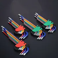 1set Allen Key Set Hex Wrench Screwdriver Set Hexagon Spanner Universal 9pcs Ball End Torx Star Keys Tool L Type Hand Tools Kit - AliExpress 1420