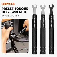 LEBYCLE 4/5/8Nm Preset Torque Wrench Bike Hydraulic Disc Brake Hose Nut Spanner for Shimano SRAM Magura MTB Road Repair