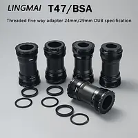 Bicycle Bottom Bracket Ceramic Bearing BB T47 Thread  68mm 73mm 86.5mm Bsa 68mm 73mm for Mountain Road Bike Central Movement DUB - AliExpress 18