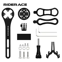 RIDERACE Bicycle Computer Camera Holder Aluminum Alloy Bike Handlebar Mount Equipment Mountain Road Cycling Bracket for Garmin - AliExpress 18