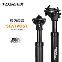 TOSEEK Seatpost Suspension Dropper Mtb 27 2 Bicycle Seat Post Hanging Saddle Tube 31.6 With Shock Absorber Saddle Mountain Bike - AliExpress 18