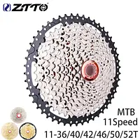 ZTTO MTB Bicycle 11 Speed Cassette 11-36/40/42/46/50/52T 11V Mountain Bike Sprocket K7 Chain Bike Freewheel Cycling Accessories