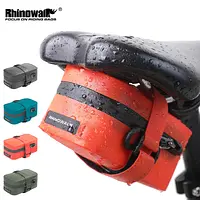 Rhinowalk Bicycle Saddle bag Waterproof Bike Seatpost Tail Bag Portable Cycling Storage Tool Bag Universal Fit Folding Bike - AliExpress 18
