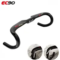 Full Carbon Mountain Bicycle Handlebars Road Bike Handlebar Stem Curved Handle UD Matte 31.8*400/420/440MM 2020 New Parts