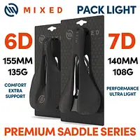 MIXED Full Carbon Fiber Saddle Pack 5D 6D 7D Ultra Light Weight Cushion 143mm 155mm for MTB Mountain Bicycle Road Bike Parts - AliExpress 18