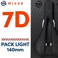 Fabtron Gaited Saddle 7d Carbon For Road Bikes - 140mm, 108g, Leather